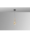 ESSENZA- LAMPARA 1L - NEGRO-DORADO
